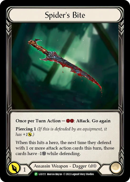 Spider's Bite [LGS111] (Promo)  Cold Foil