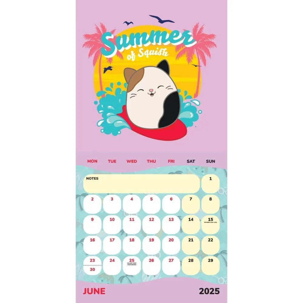 Squishmallows - 2025 Square Wall Calendar - Image 4