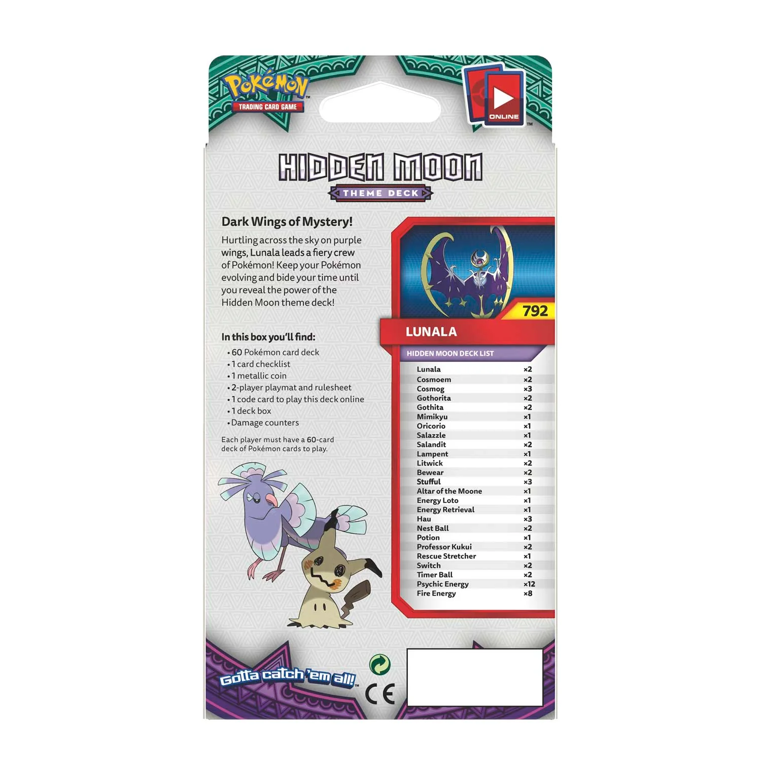 Sun & Moon: Guardians Rising - Theme Deck (Hidden Moon) - Image 3