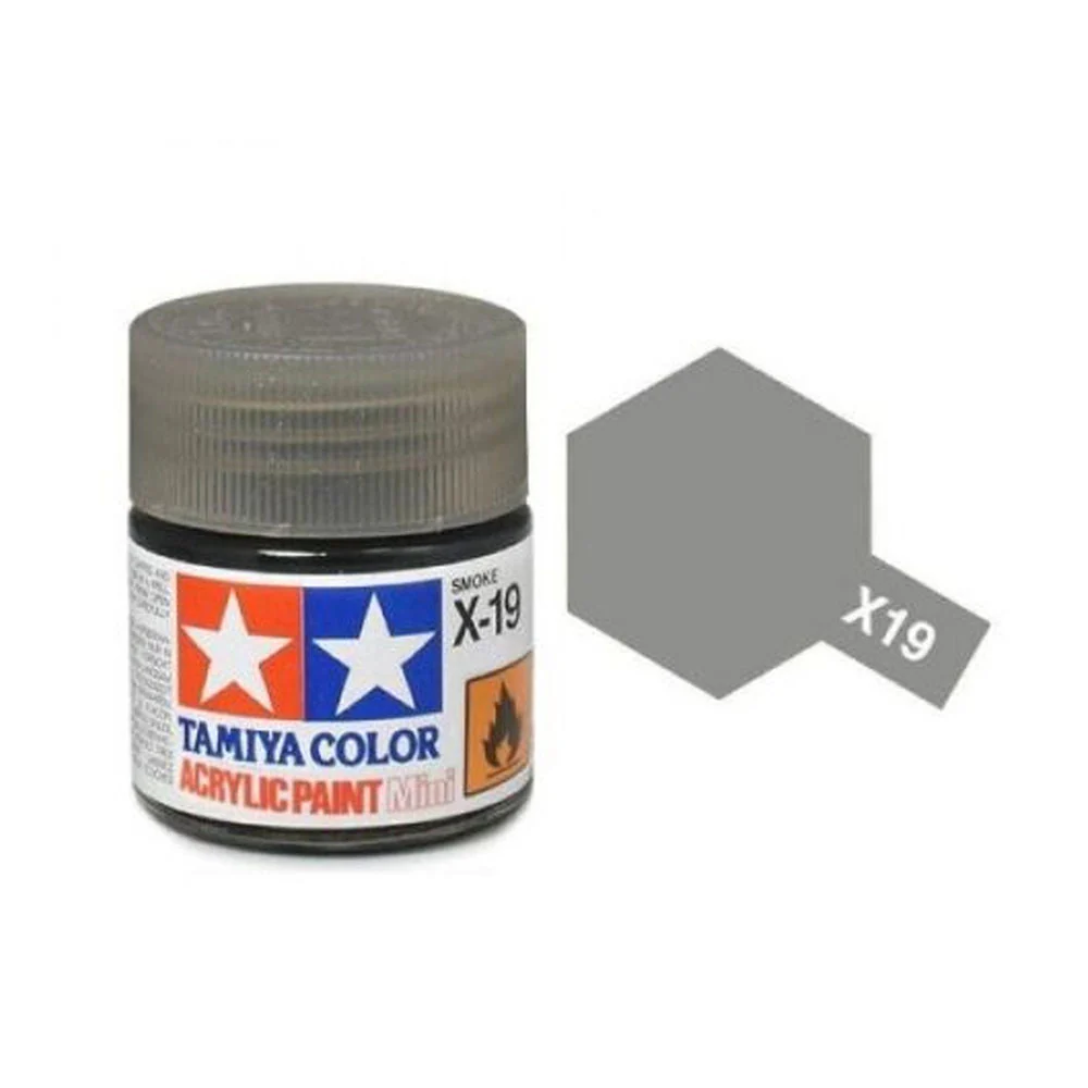 Tamiya X-19 Acrylic Smoke (Gloss)