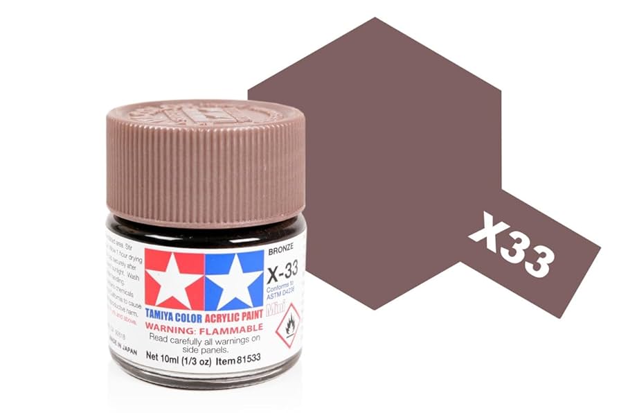 Tamiya X-33 Acrylic Bronze (Gloss)