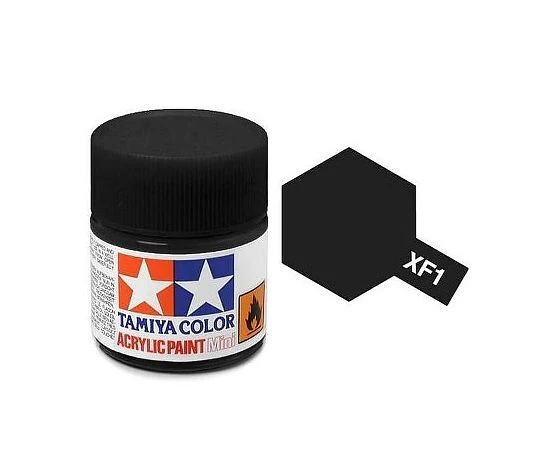 Tamiya XF-1 Acrylic Mini Flat Black