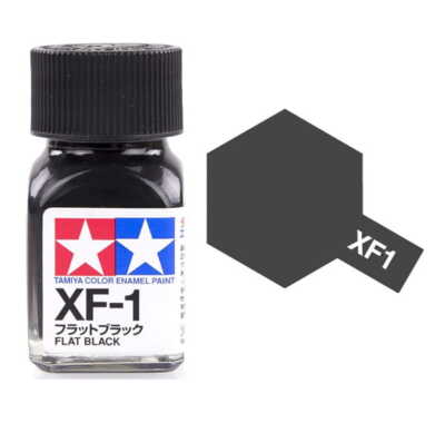 Tamiya XF-1 Flat Black Enamel