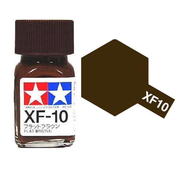 Tamiya XF-10 Flat Brown Enamel