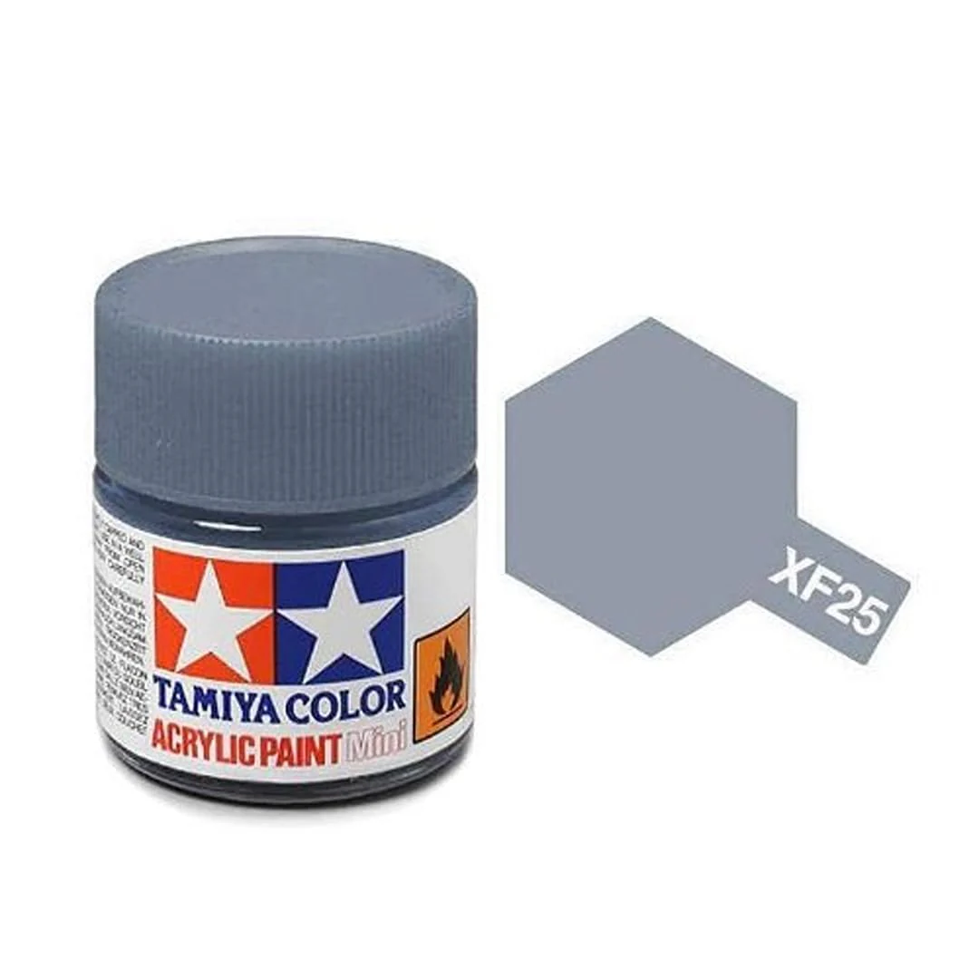 Tamiya XF-25 Acrylic Mini Light Sea Grey (Flat)