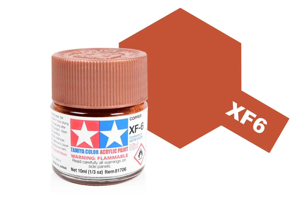 Tamiya XF-6 Acrylic Mini Copper (Flat)