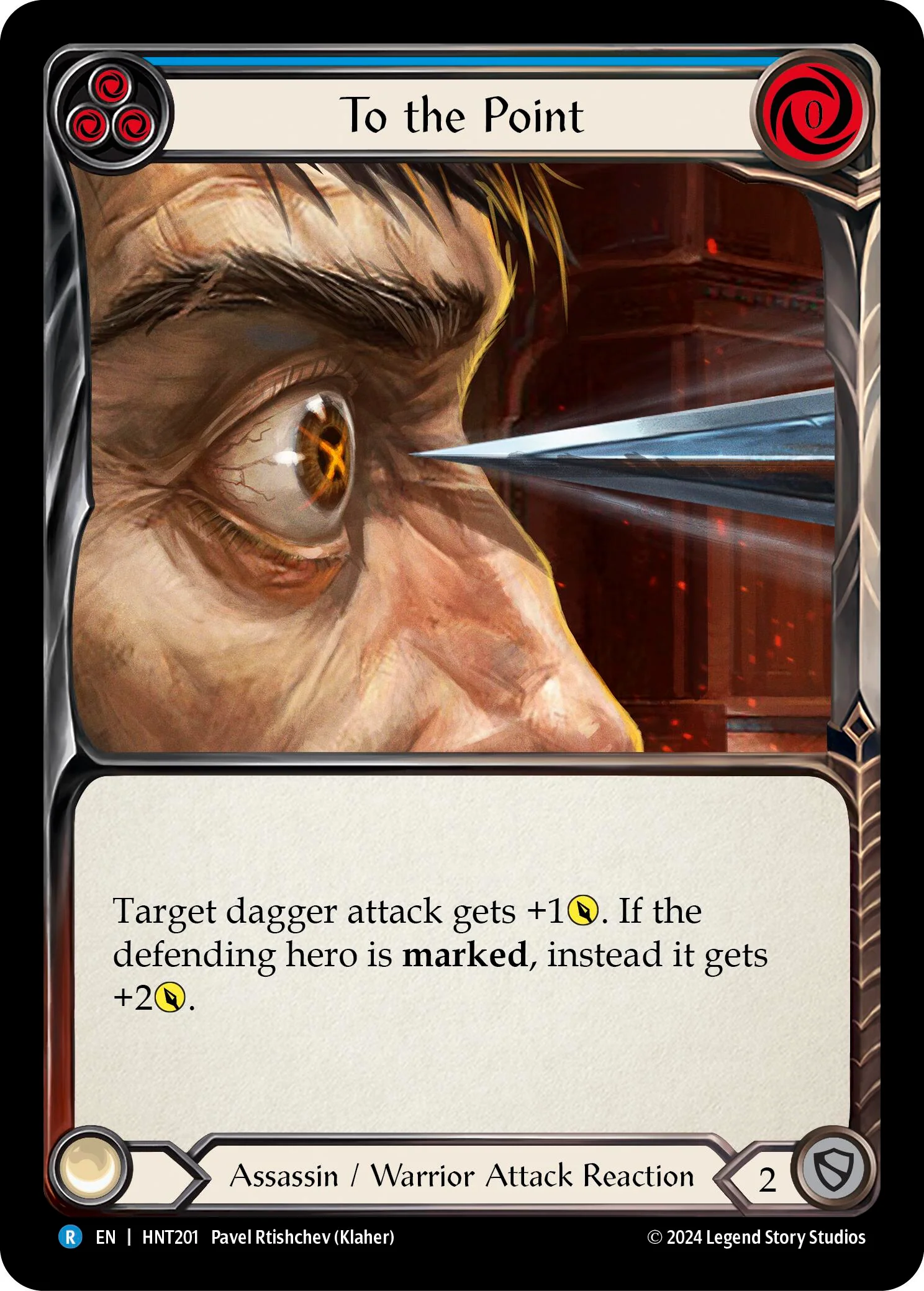 To the Point (Blue) [HNT201] (The Hunted)  Rainbow Foil