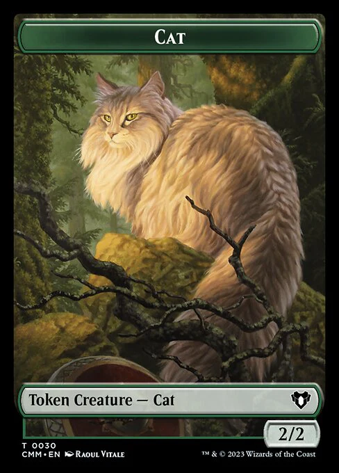 Treasure // Cat (0030) Double-Sided Token [Commander Masters Tokens] - Image 2