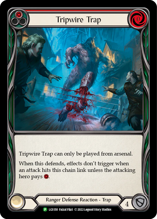 Tripwire Trap (Red) [LGS150] (Promo)  Rainbow Foil