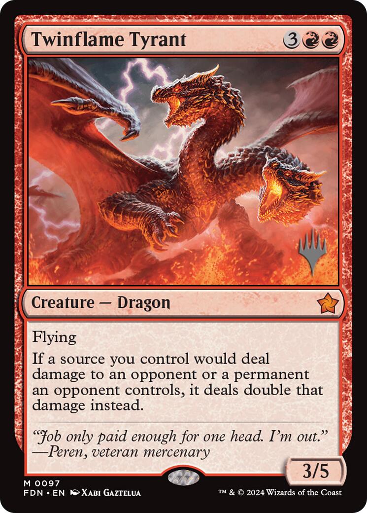 Twinflame Tyrant (Promo Pack) [Edge of Eternities Promo Pack]