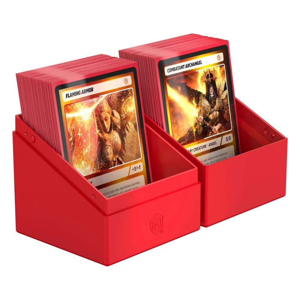 Ultimate Guard: Deck Box – Boulder 100+ – Solid Red - Image 3
