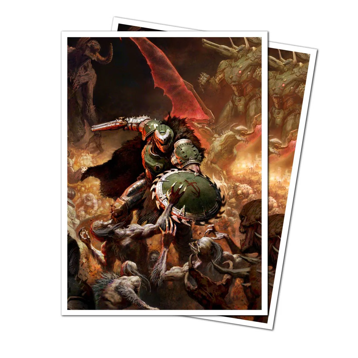 Ultra Pro: DOOM 105ct Apex Deck Protector Sleeves 1 for Bethesda - Doom - Image 2