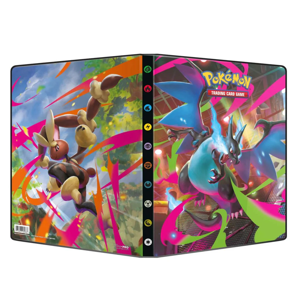 Ultra Pro Pokemon Mega Evolution Phantasmal Flames 9-Pocket Portfolio - Image 2