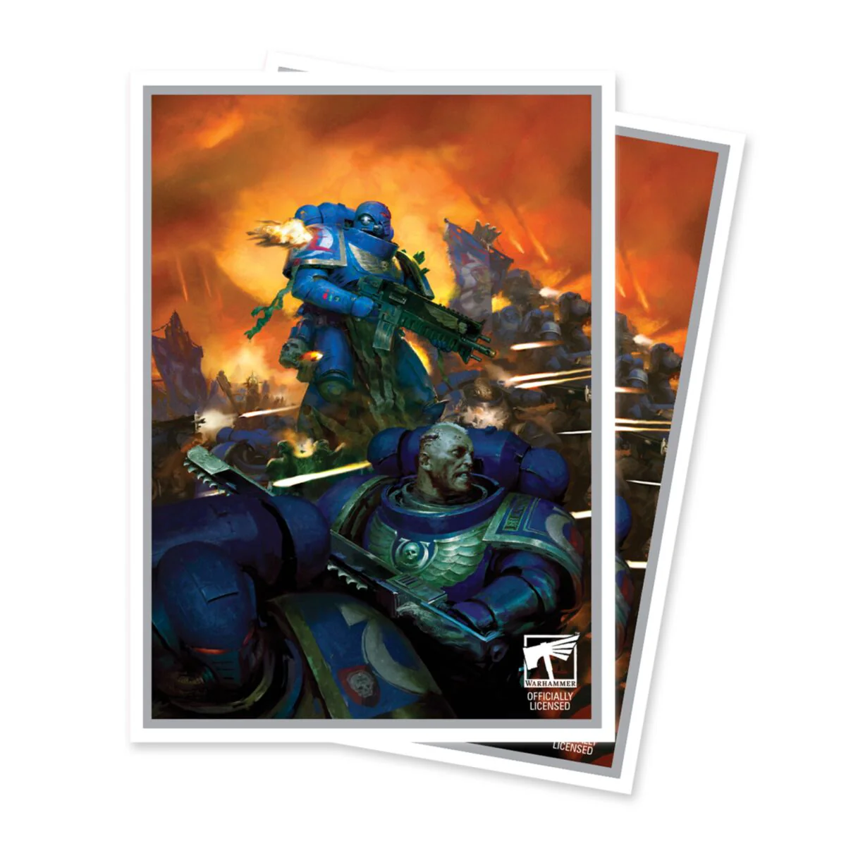 Ultra Pro: UP16439 Space Marines - Adeptus Astartes 105ct Apex Deck Protector sleeves Warhammer 40k - Image 2