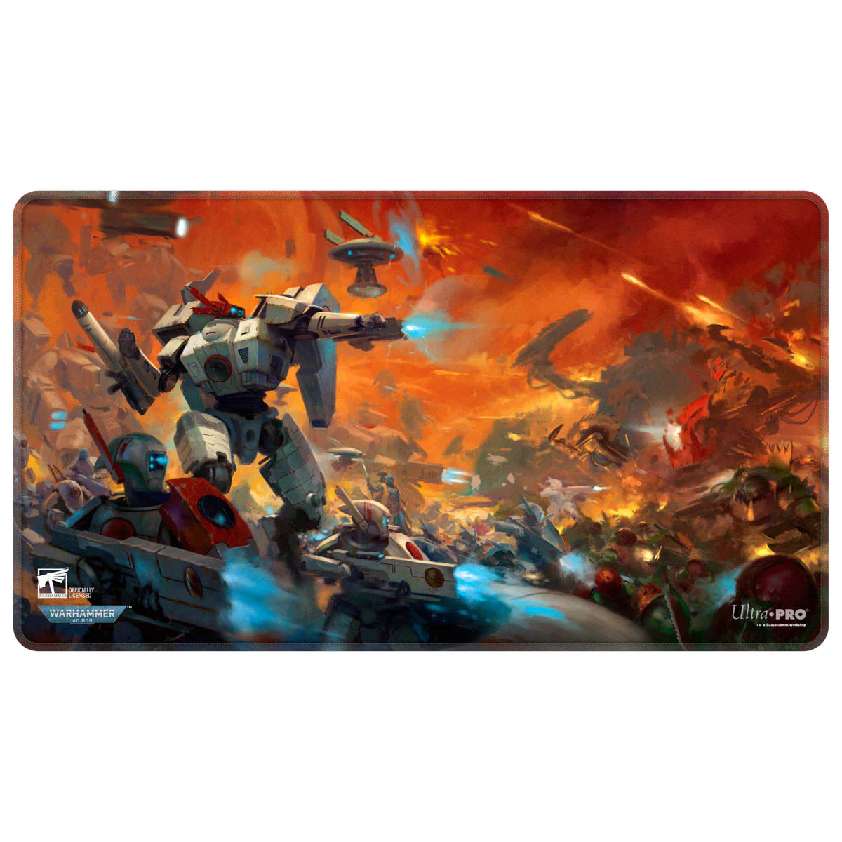 Ultra Pro: UP16559 T'au Empire Codex Aligned Playmat - Stitched for Warhammer 40,000