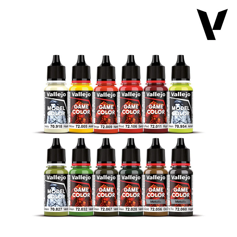 Vallejo Fantasy Paint Set by Squidmar Miniatures - 12 Acrylic Paints + Exclusive Miniature - Image 3