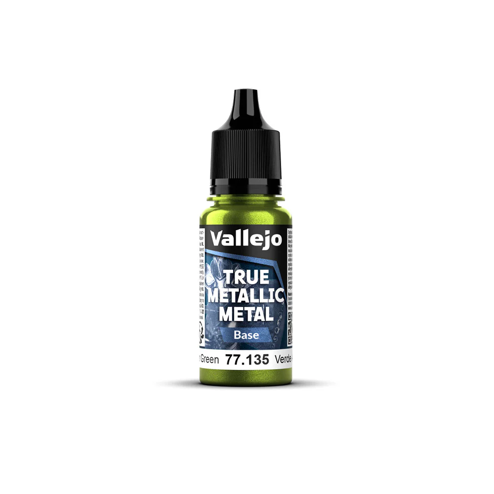 Vallejo - True Metallic Metal -  Base -Amber Green 18ml