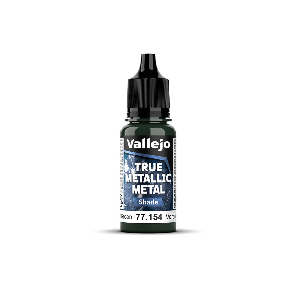 Vallejo - True Metallic Metal - Shade - Dusken Green 18ml