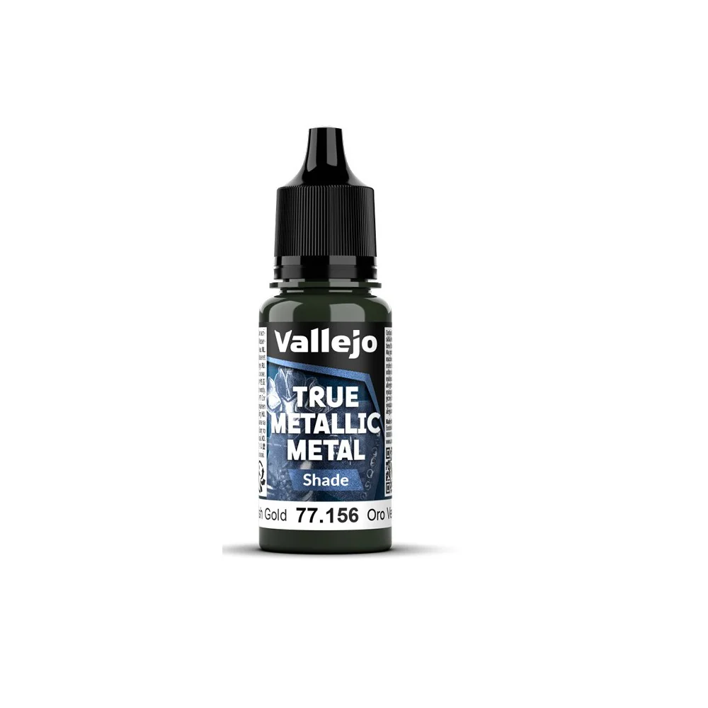 Vallejo - True Metallic Metal - Shade - Greenish Gold 18ml