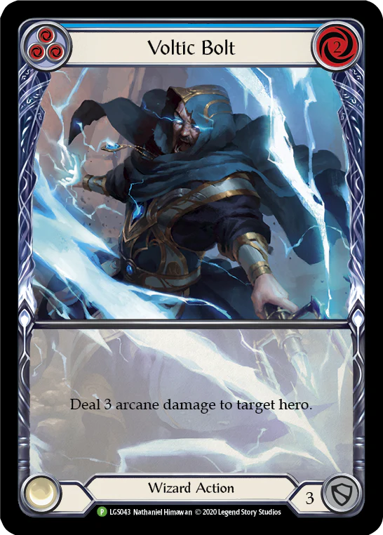Voltic Bolt (Blue) [LGS043] (Promo)  Rainbow Foil