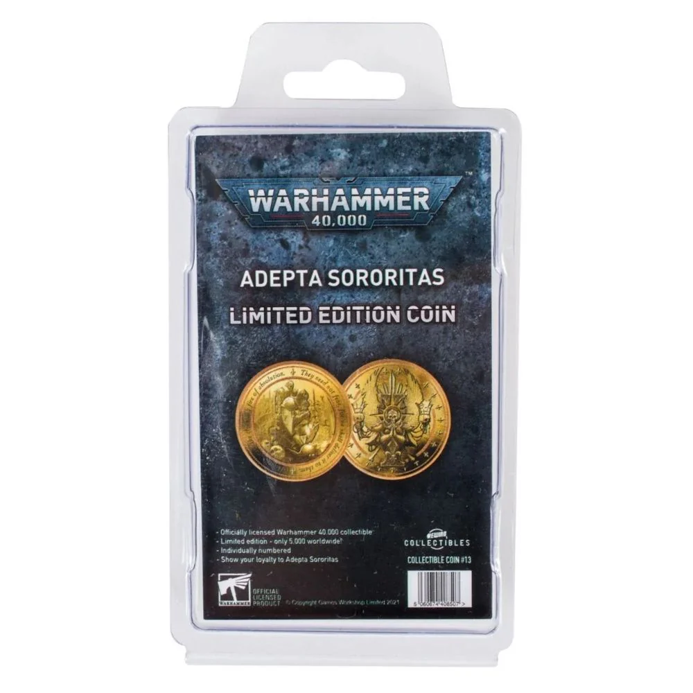 Warhammer 40,000: Adepta Sororitas Collectible Coin - Image 3
