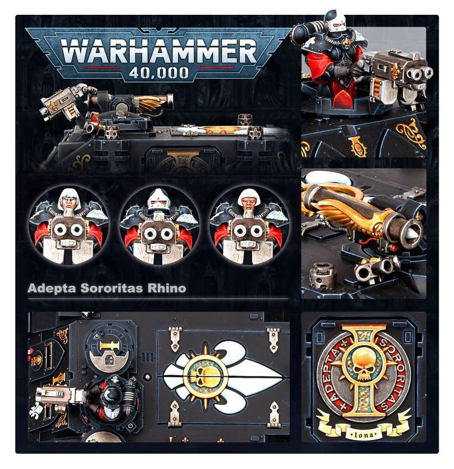 Warhammer 40,000: Adepta Sororitas Rhino 2021 - Image 3