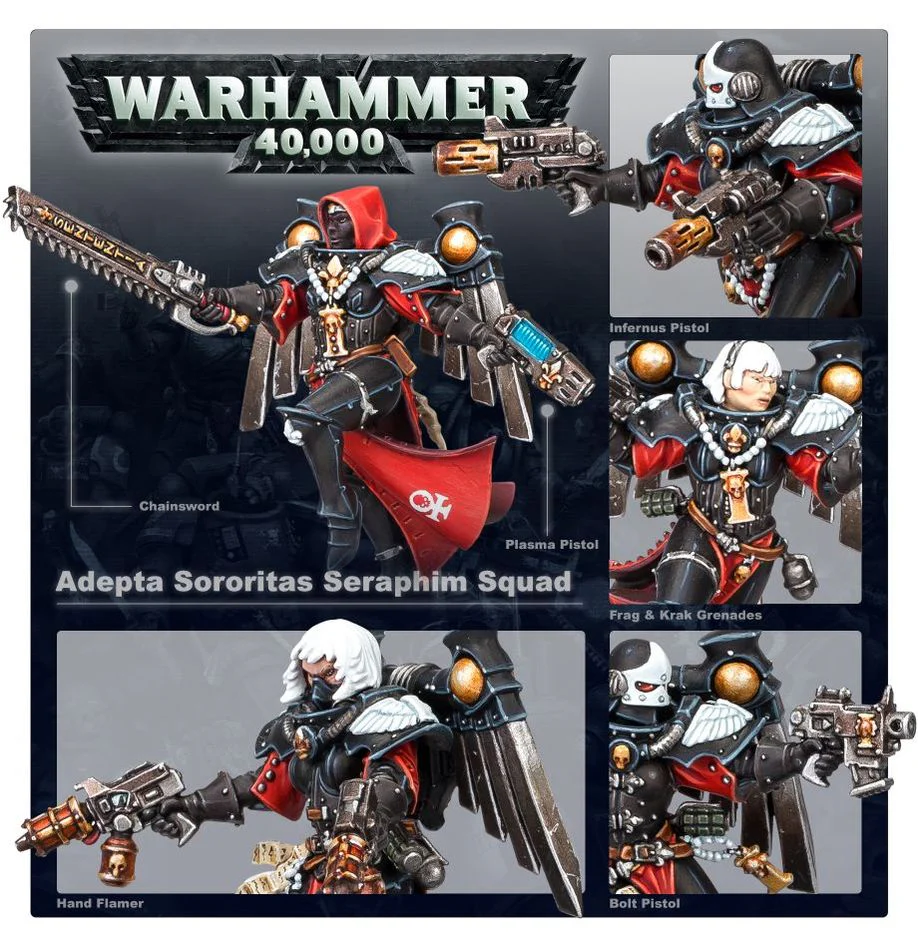Warhammer 40,000: Adepta Sororitas: Seraphim Squad 2021 - Image 3