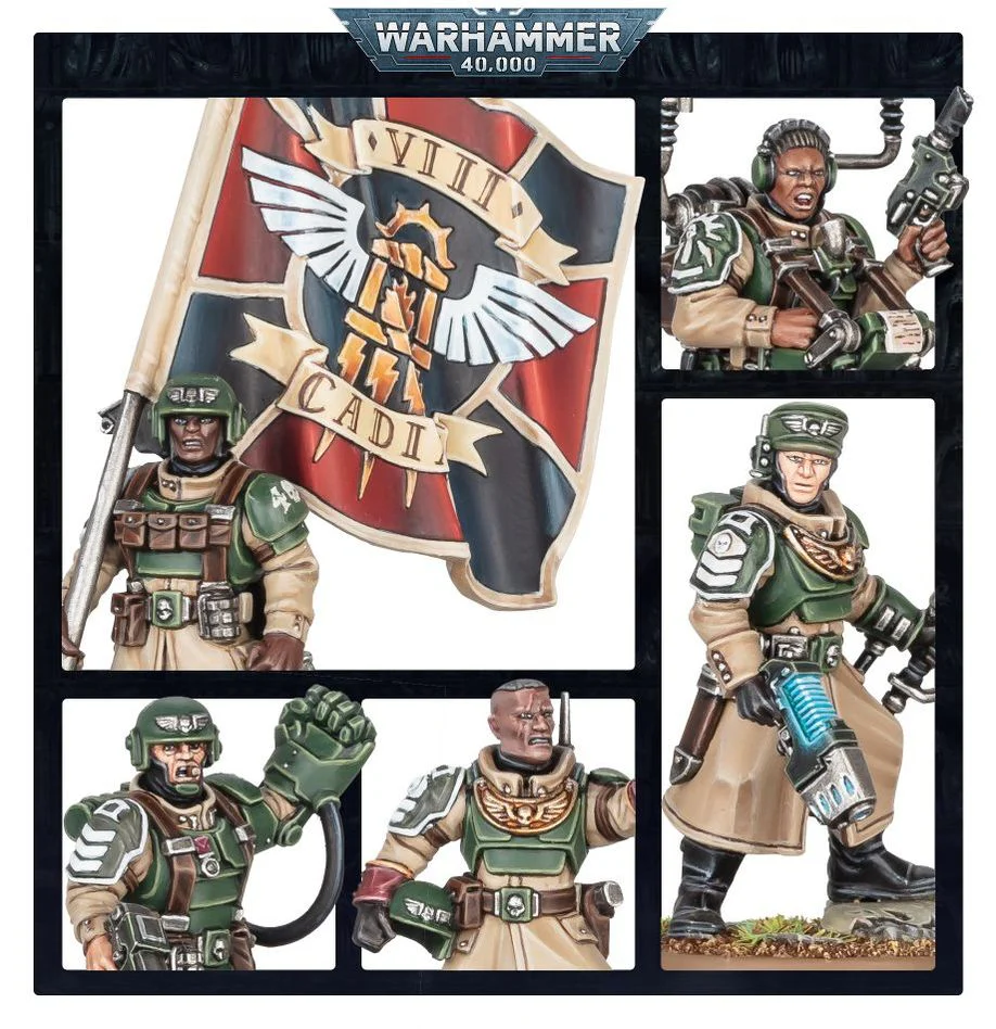 Warhammer 40,000: Astra Militarum: Cadian Command Squad - Image 3