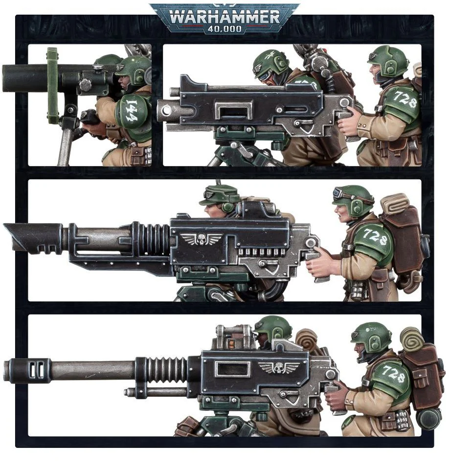 Warhammer 40,000: Astra Militarum: Cadian Heavy Weapons Squad - Image 5