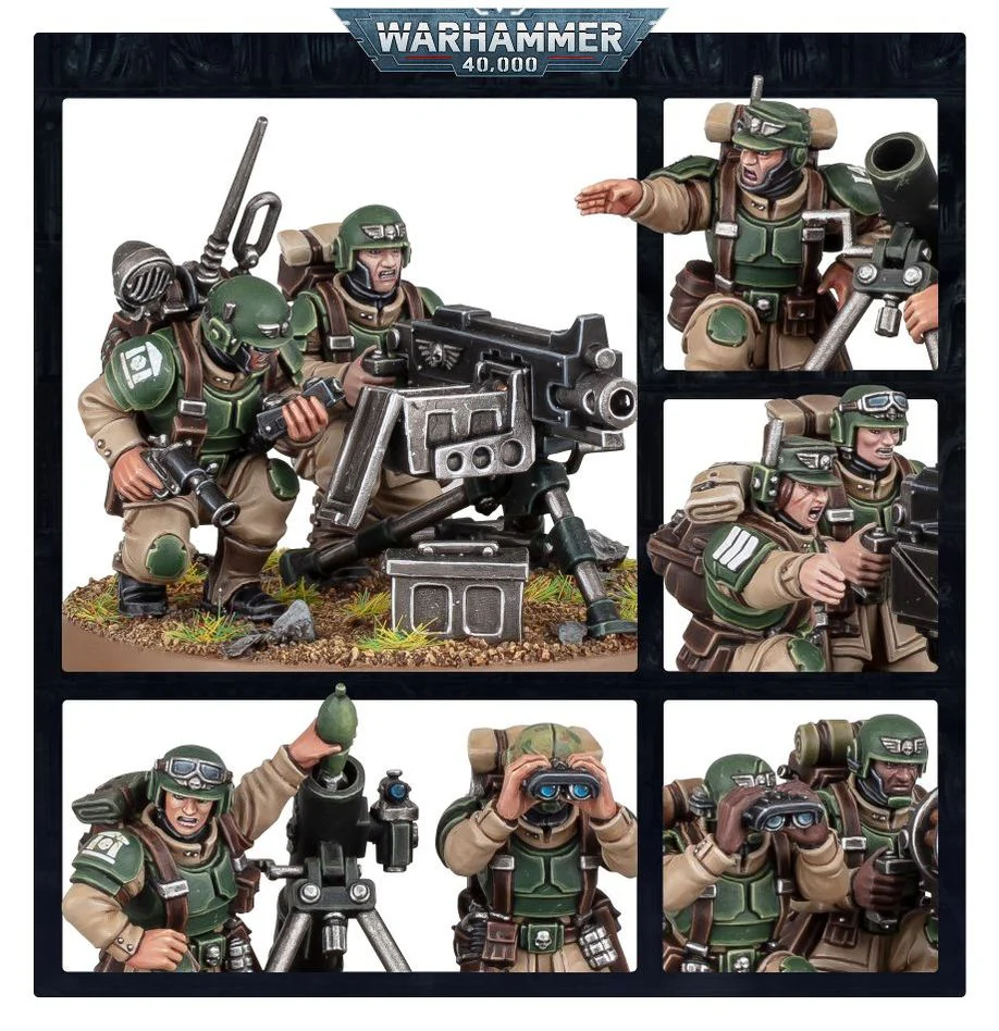Warhammer 40,000: Astra Militarum: Cadian Heavy Weapons Squad - Image 6