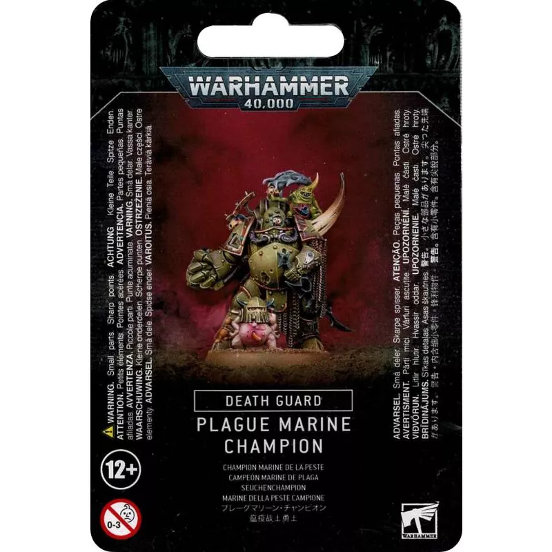 Warhammer 40,000: Death Guard Plague Marine Champion