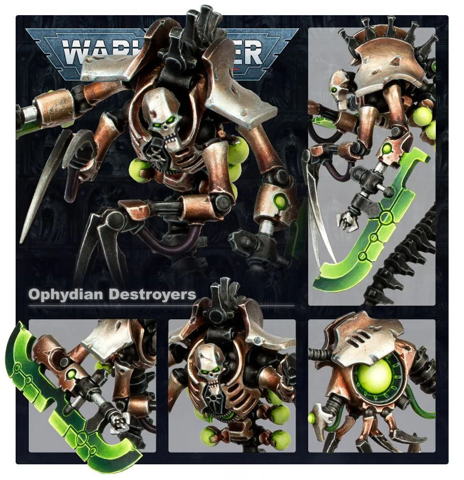 Warhammer 40,000: Necrons Ophydian Destroyers - Image 3