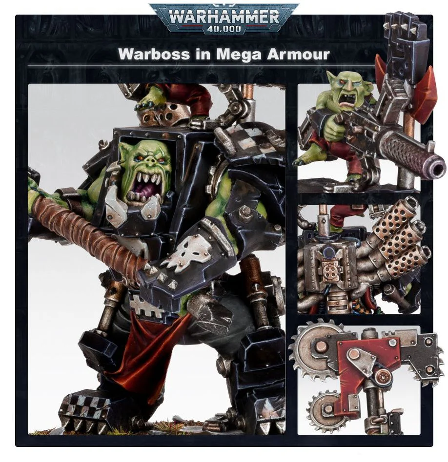 Warhammer 40,000: Orks: Warboss in Mega Armour - Image 3