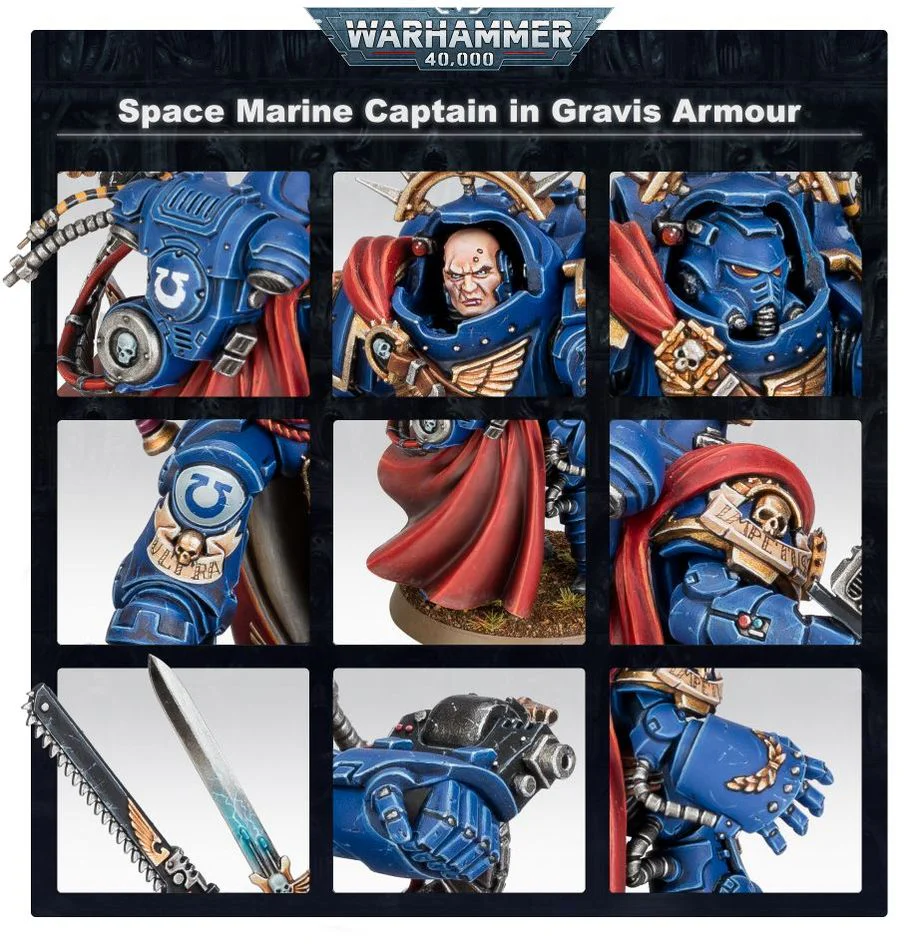 Warhammer 40,000: Space Marines: Captain In Gravis Armour - Image 3