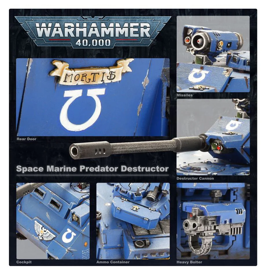 Warhammer 40,000: Space Marines Predator 2020 - Image 3