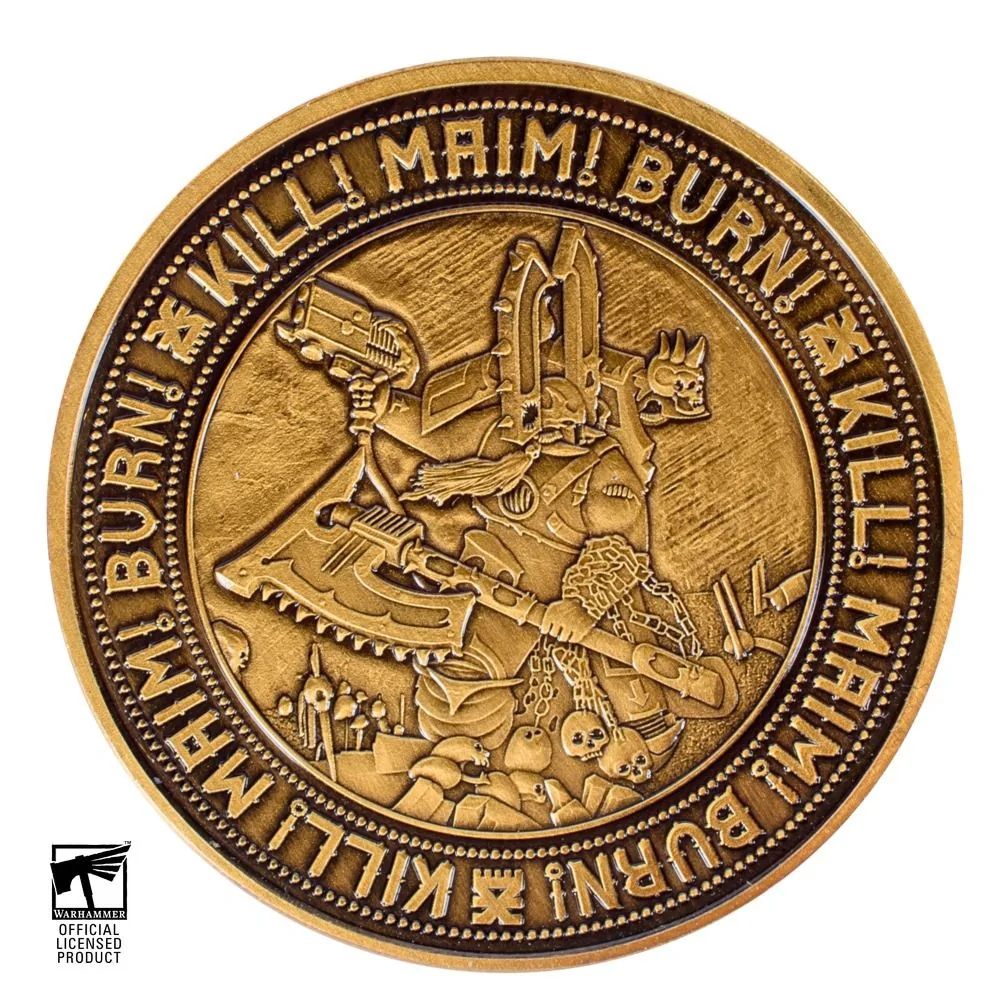 Warhammer 40,000: World Eaters Collectible Coin - Image 2