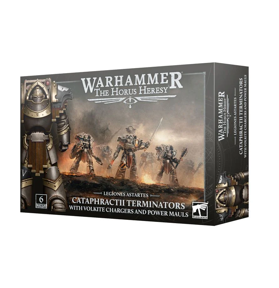 Warhammer: The Horus Heresy: Cataphractii Terminators with Volkite Chargers and Power Mauls