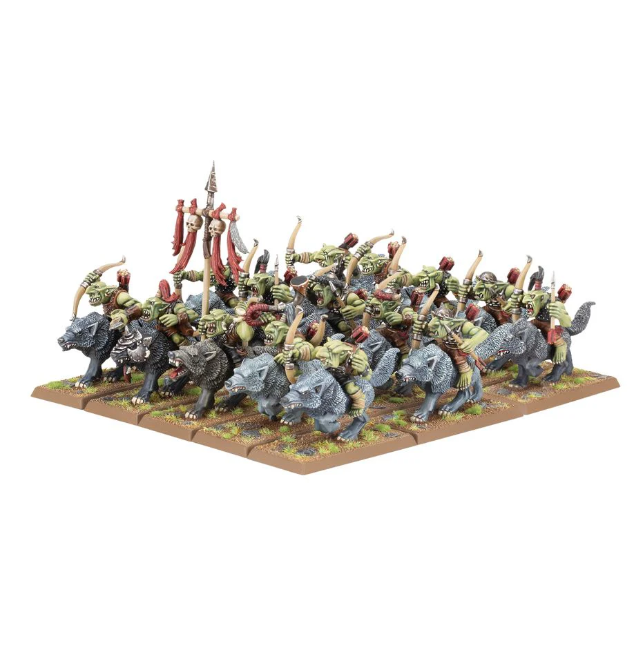 Warhammer Fantasy: O&G Tribes: Goblin Wolf Rider Mob - Image 2