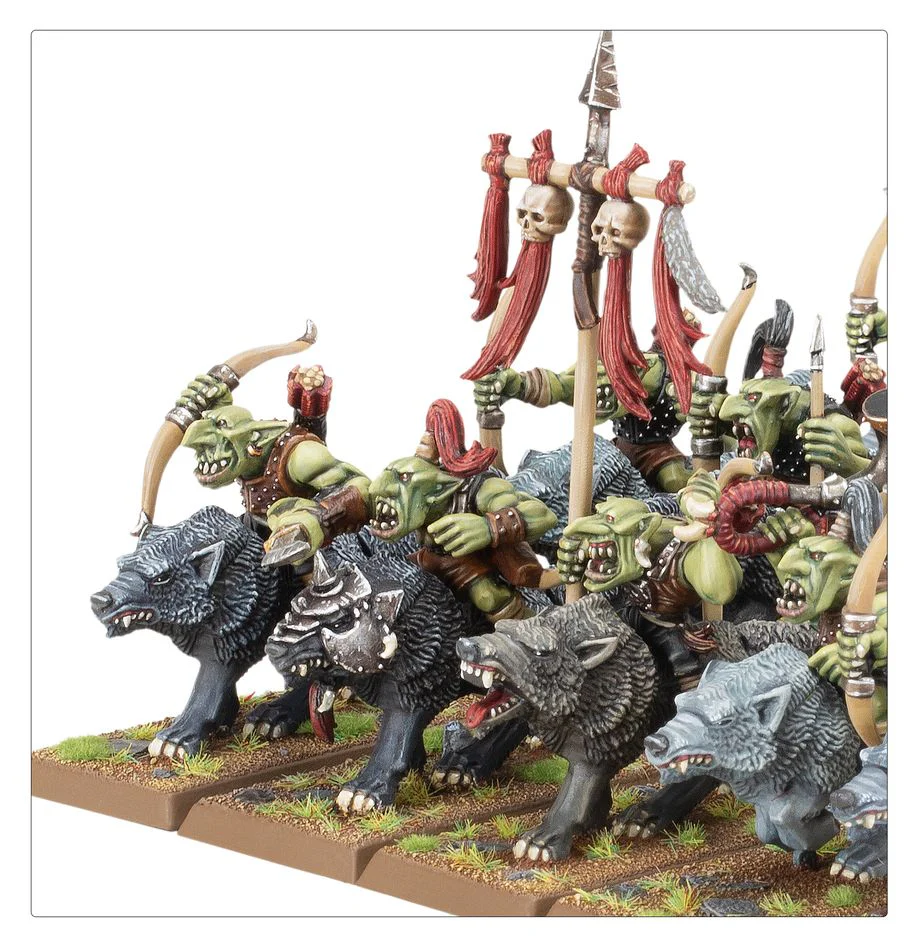 Warhammer Fantasy: O&G Tribes: Goblin Wolf Rider Mob - Image 3
