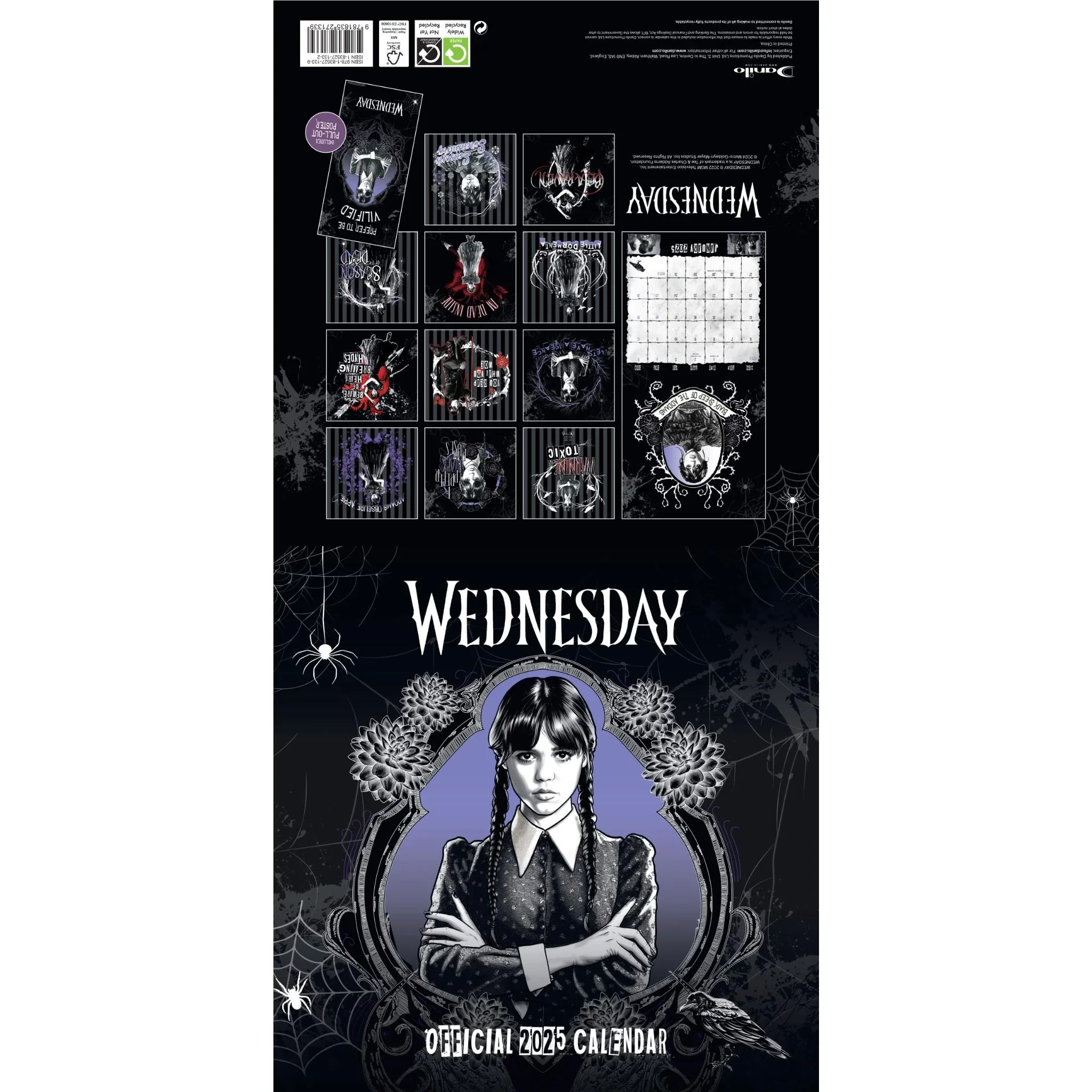 Wednesday - 2025 Square Wall Calendar - Image 2