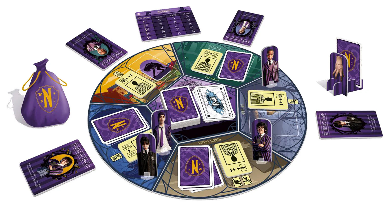 Wednesday Board Game - The Hyde's Attack - Image 2