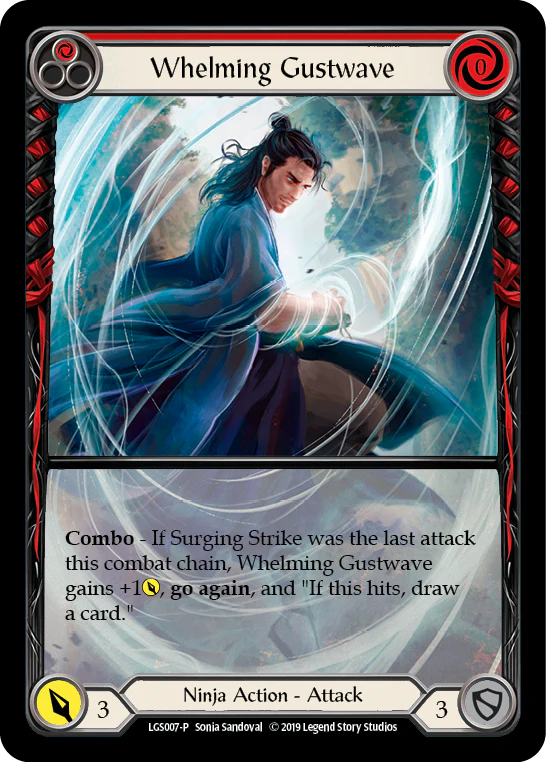 Whelming Gustwave (Red) [LGS007-P] (Promo)  1st Edition Normal