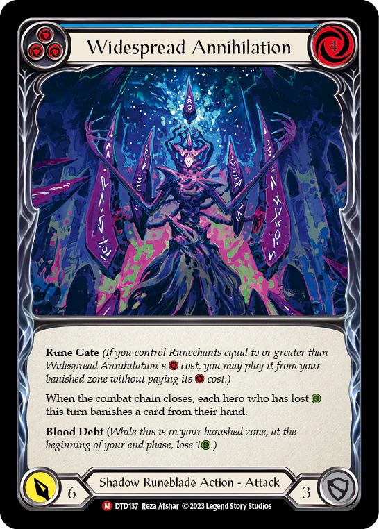 Widespread Annihilation [DTD137] (Dusk Till Dawn)  Rainbow Foil