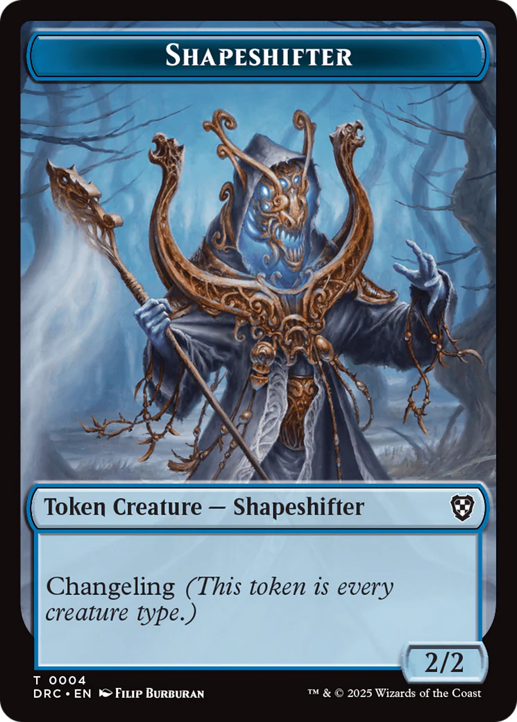 Zombie Army // Shapeshifter Double-Sided Token [Aetherdrift Commander Tokens] - Image 2