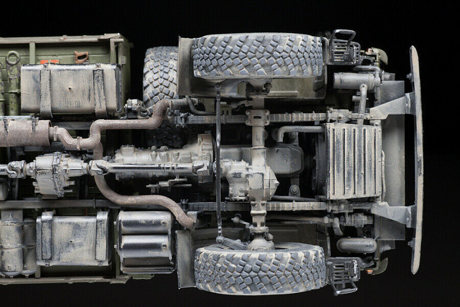 Zvezda 1/35 Russian military 2-axle truck K-4350 Plastic Model Kit - Image 6